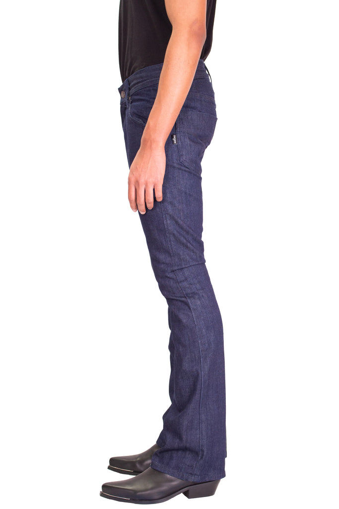 Men’s Flared Jeans Hendix – Rinse Wash, Japanese Denim, Made in USA