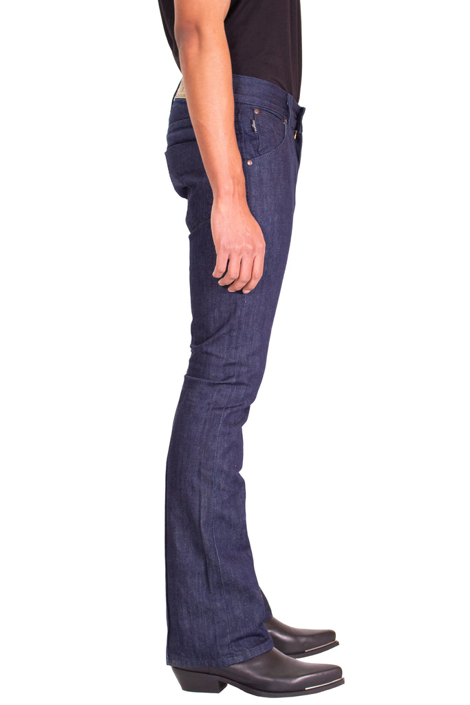 Men’s Flared Jeans Hendix – Rinse Wash, Japanese Denim, Made in USA