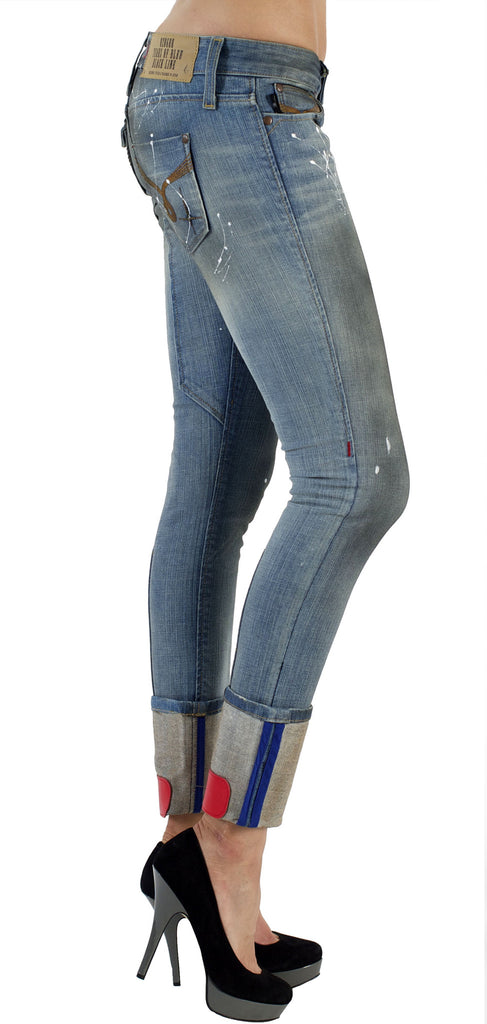 Women's Skinny Jeans - Chloe Double Star