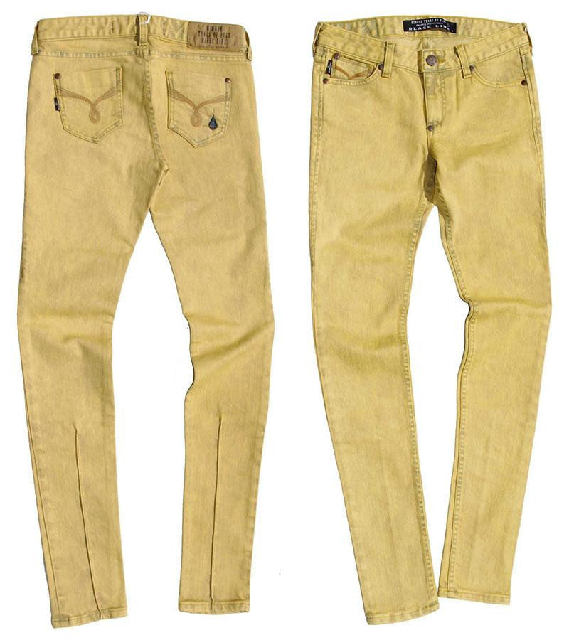 Color Skinny Jean's, Color Denim (Yellow Color Skinny Fit Jean's)
