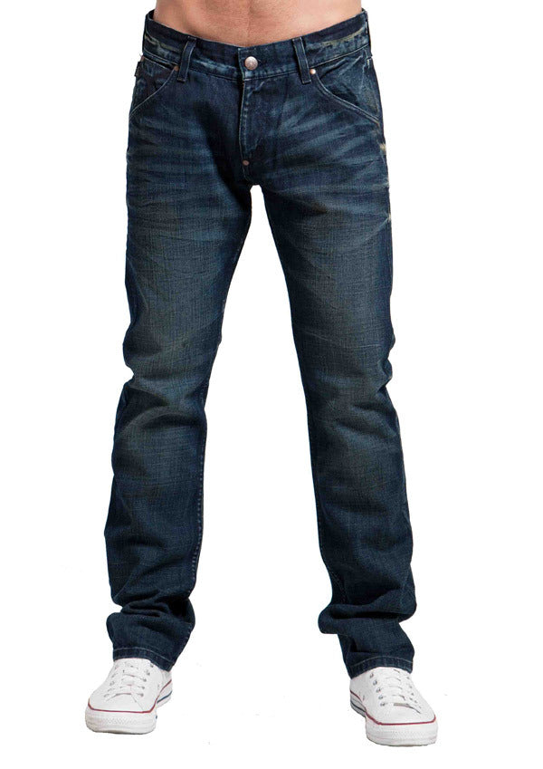 Men's Straight Jean's, Miles - Blue Atom