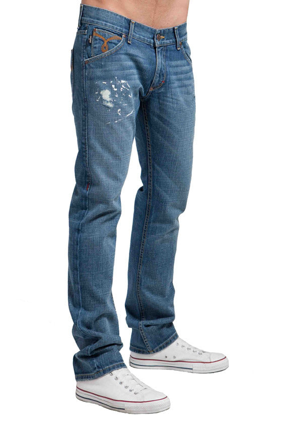 Men's Straight Jean's, Miles - Meteor Wash