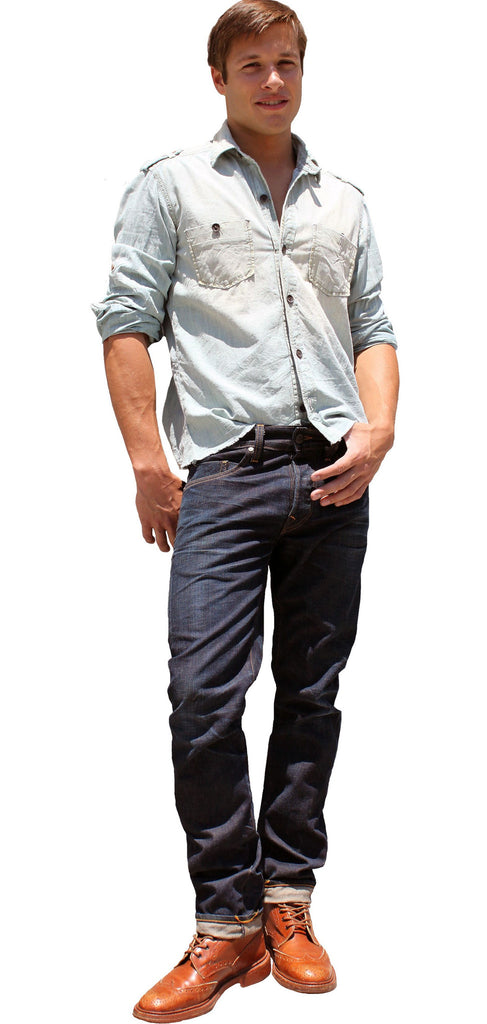 Skinny Slim Fit Jean, USA Denim - LENNON (Rinse Wash)