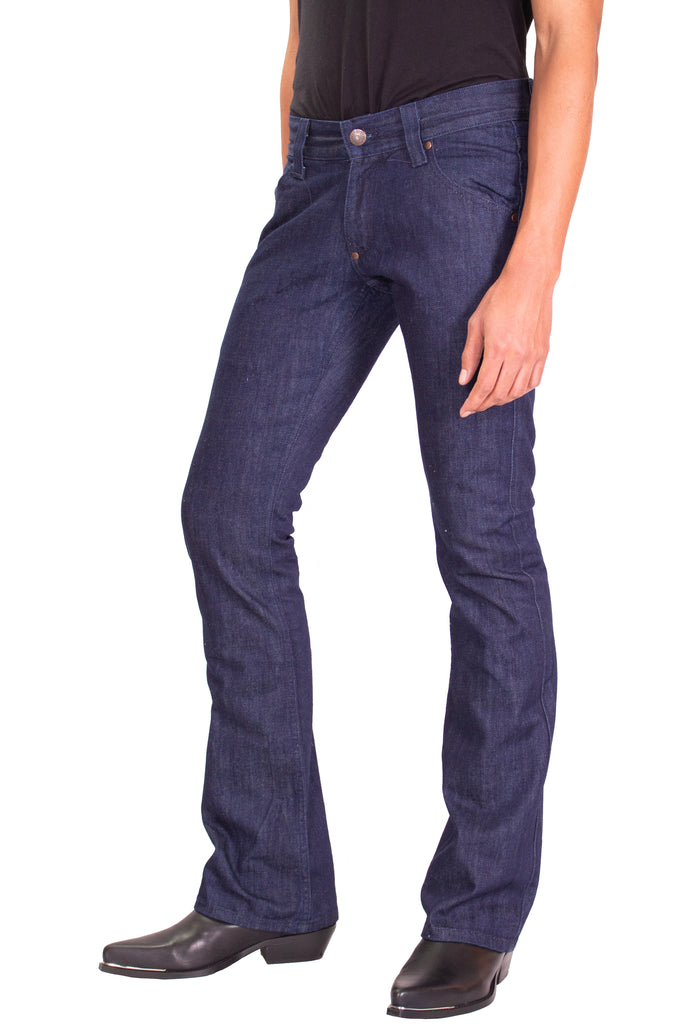 Men’s Flared Jeans Hendix – Rinse Wash, Japanese Denim, Made in USA