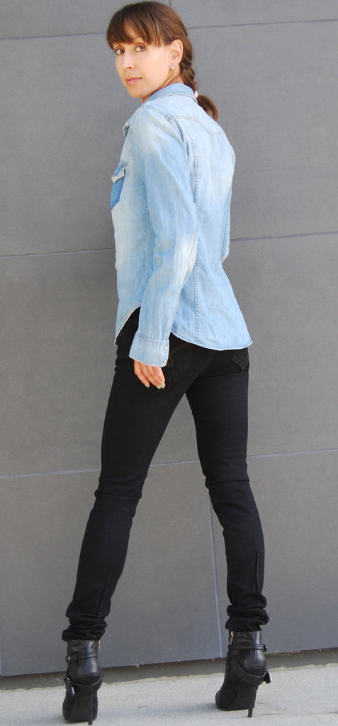 Black Skinny Jeans - Cecila (Double Black Wash)