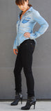 Black Skinny Jeans - Cecila (Double Black Wash)
