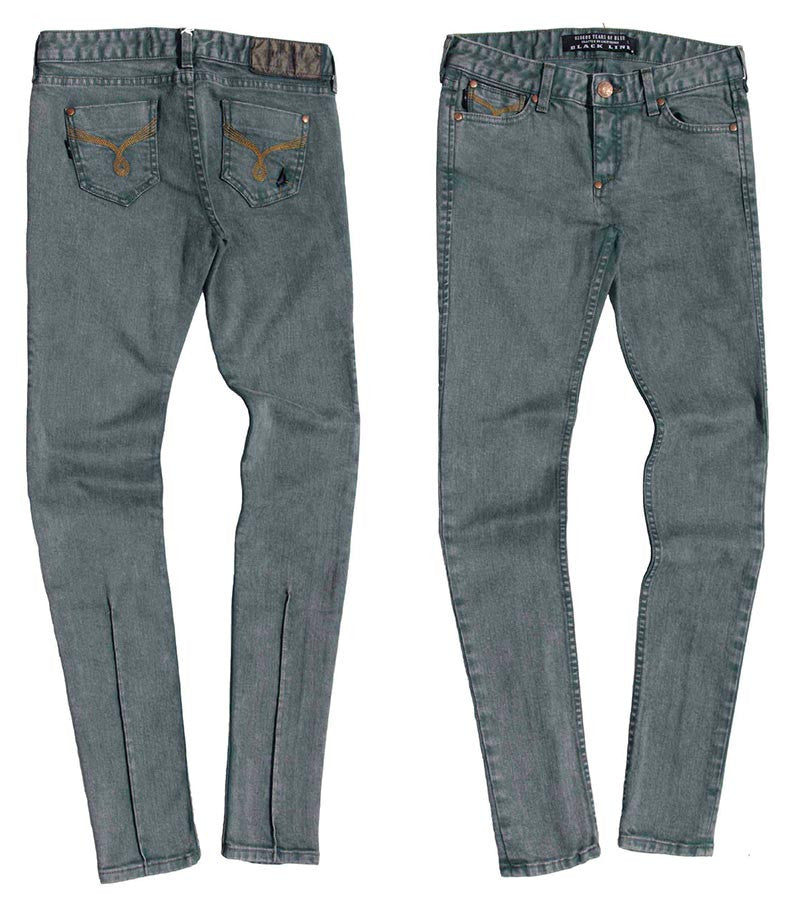 Color Skinny Jean's, Color Denim ( Green Color Skinny Fit Jean's )