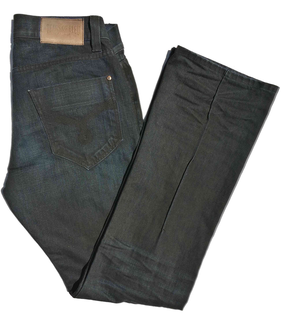 Men's Flared, Vintage Jeans - Hendrix - Hendrix (Blue Black Wash)