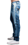 Men's Bleached Skinny Jeans - (Slim skinny Fit)