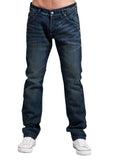 Men's Straight Jean's, Miles  - Blue Atom