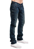Men's Straight Jean's, Miles  - Blue Atom