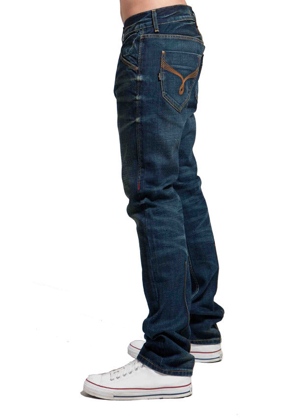 Men's Straight Jean's, Miles -  Atom Wash