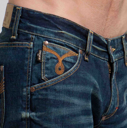 Men's Straight Jean's, Miles -  Atom Wash