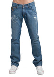 Men's Straight Jean's, Miles  - Meteor Wash