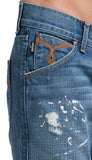 Men's Straight Jean's, Miles  - Meteor Wash
