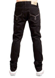Men's Slim Skinny Jeans - Lennon (Double Black Denim)