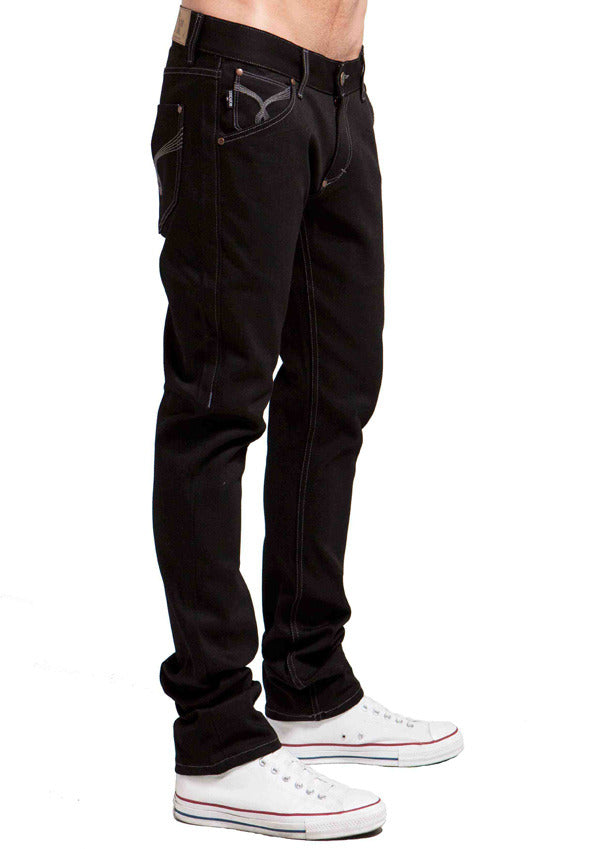 Men's Slim Skinny Jeans - Lennon (Double Black Denim)