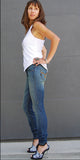 Skinny Jeans, USA Denim - Skinny Denim Jeans, (Venus Wash)