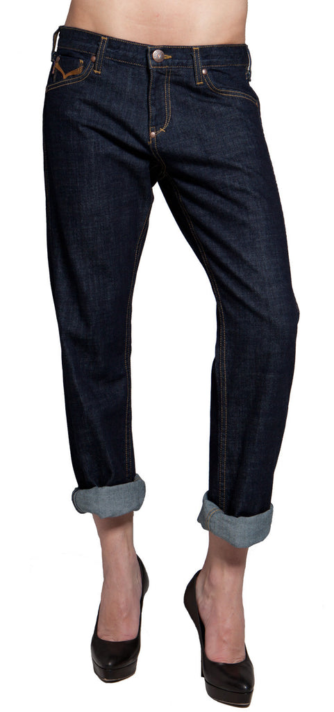 PATRICIA BOYFRIEND FIT JEAN,  WOMEN'S BOYFRIEND JEAN, MID RISE - RINSE WASH