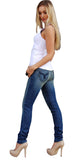 Cecila Skinny Fit Jeans - Skinny Denim Jeans.  (Venus Wash)
